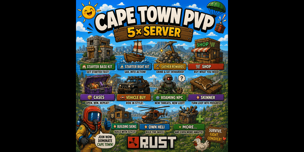 Cape Town PVP 5x Server image